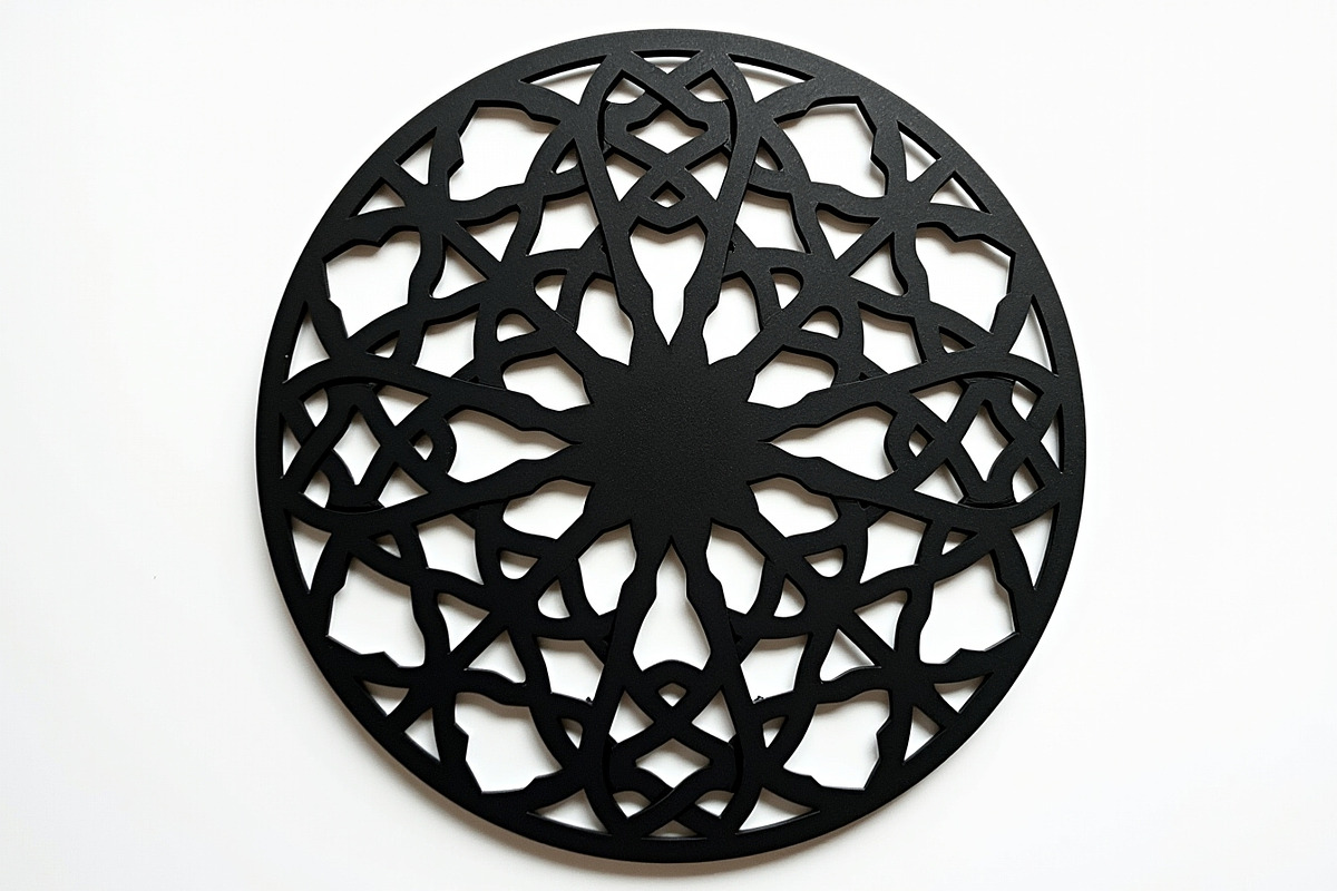 Circular Geometric Laser Cutting Bun, an Object Graphic by Creativeshirt (Photo 5 of 17)
