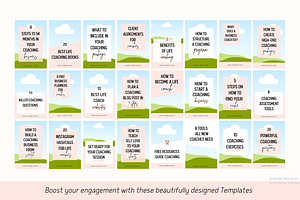 Coaching Pinterest TemPlates