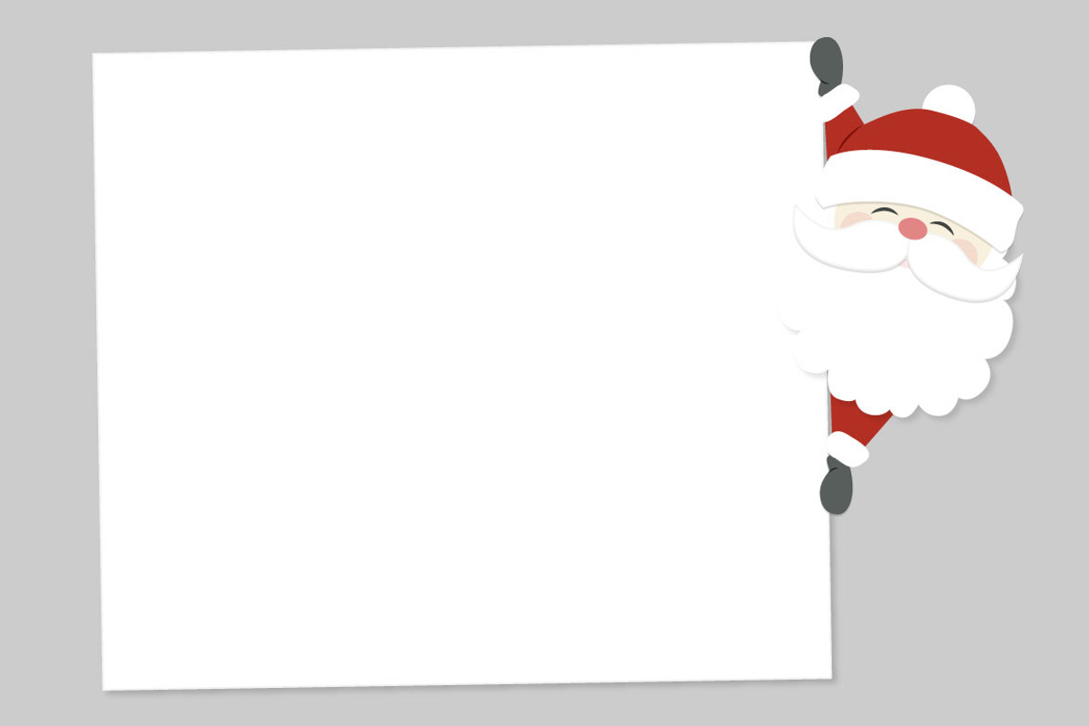 Santa Peeking, an Illustration by Illustrations by Jessie (Photo 3 of 5)