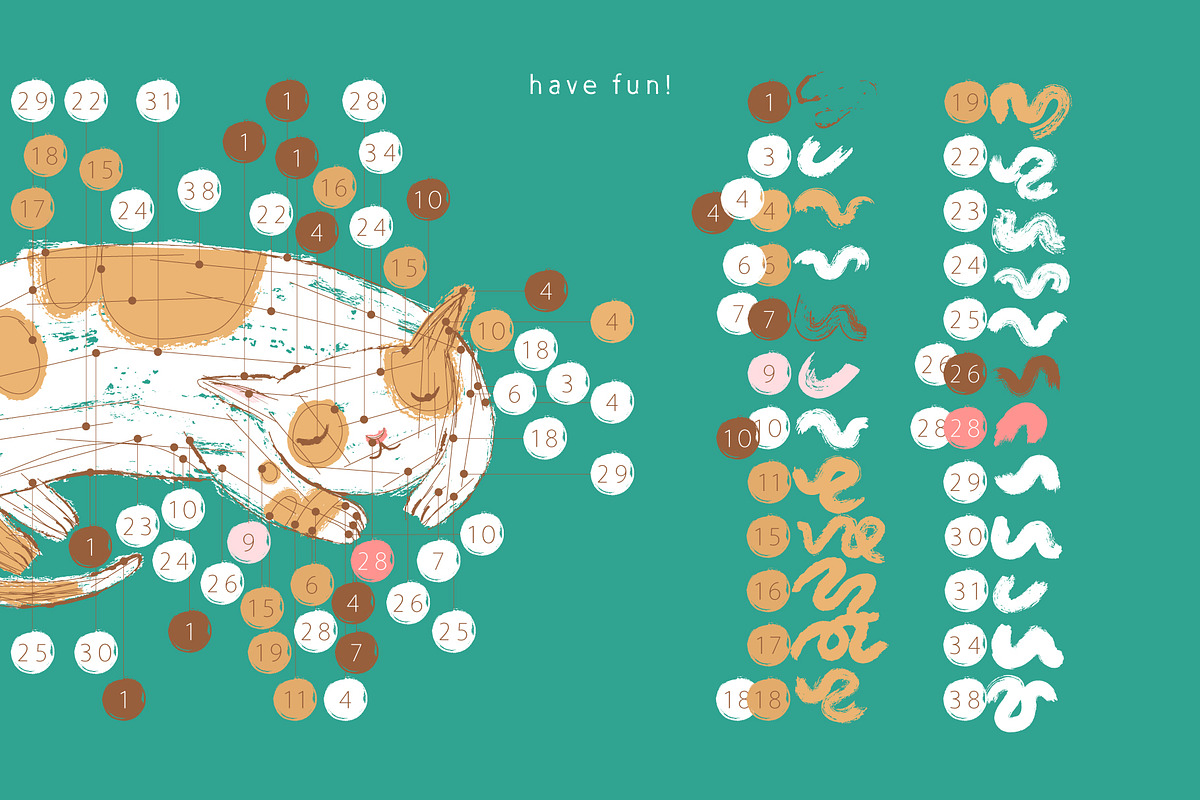 Raggedy Brushes for Illustrator, a Brush Add-On by Mazheika Store (Photo 4 of 6)