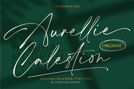 Aurellie Calestion Signature Font
