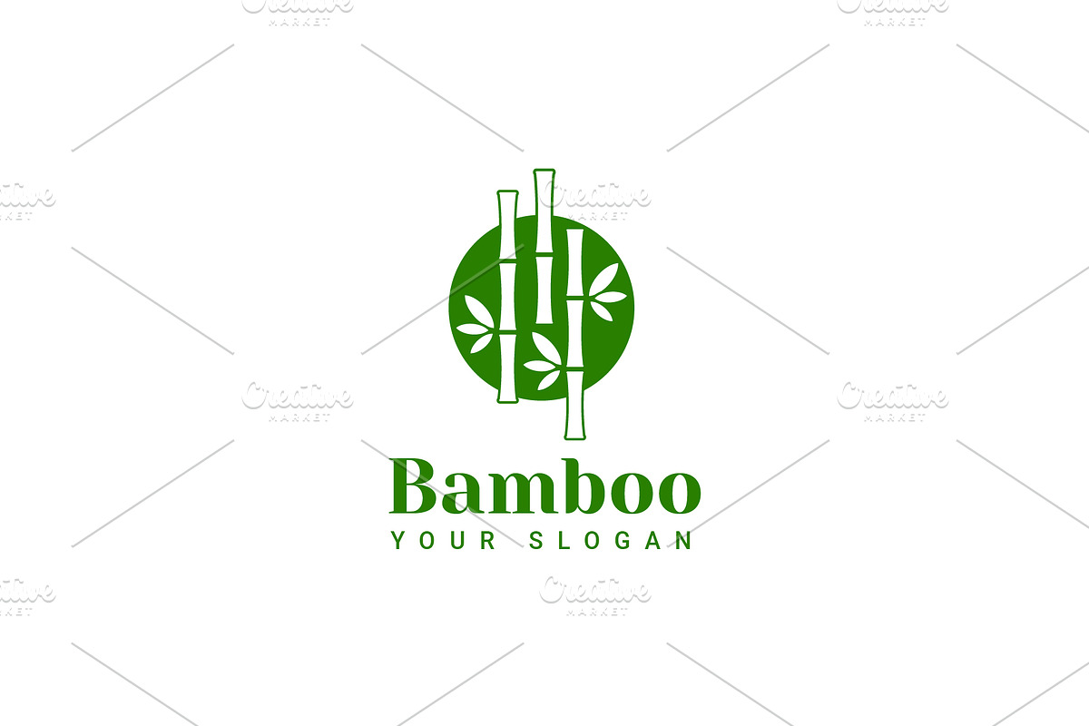 Bamboo Eco House Nature Logo Set, a Branding & Logo Template by Dyn Studio (Photo 3 of 6)