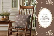Oak & Acorn Autumn Patterns - Brown, a Pattern Graphic by Eclectic Anthology (Thumbnail 8 of 13)