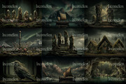 30 Nordic Fantasy Backgrounds, a Decorative Illustration by Incomelion (Thumbnail 7 of 13)