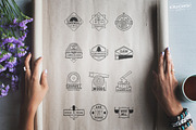 Wood Vector Badges Logo Set, a Branding & Logo Template by Krukowski Graphics (Thumbnail 6 of 6)