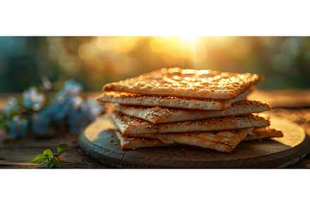 Religious observance of Matza, a Holiday Photo by ZinetroN