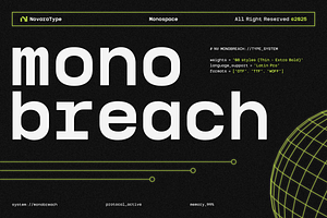 NV Monobreach – Modern Monospace
