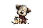Classic Funny Christmas Clipart, a Seasonal Illustration by Design Art (Thumbnail 4 of 4)