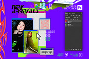 Retro templates instagram, a Social Media Template by HYPER HIROⓇ (Thumbnail 2 of 8)