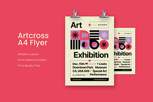 Artcross - Flyer, a Flyer Template by Poetjoek Creative