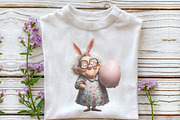 Whimsical Easter Grandma Clipart, an Illustration by OK Design (Thumbnail 6 of 6)