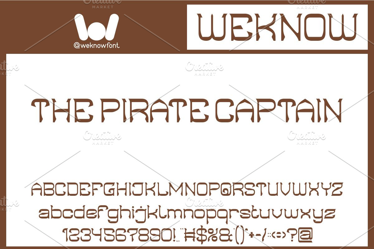 Indigenous People font, a Font by weknow (Photo 4 of 8)