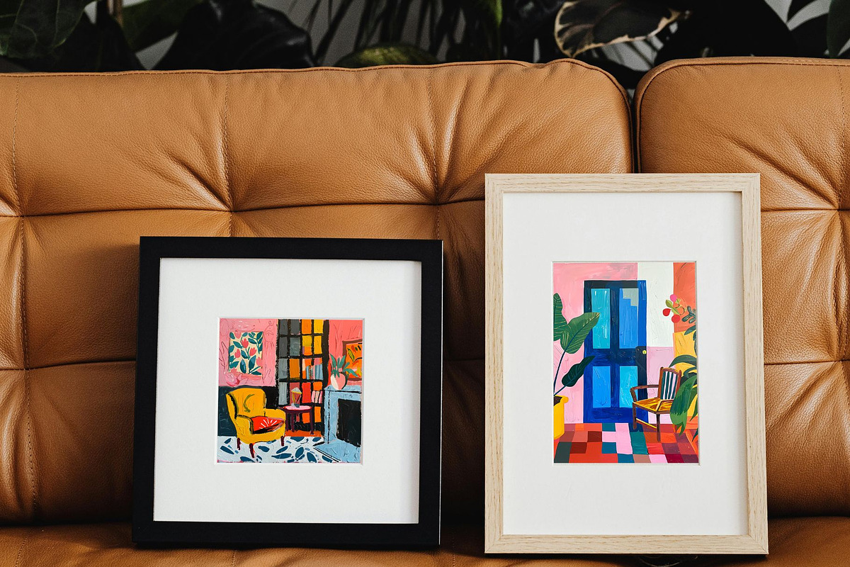 Modern Impressionism Posters, a Wallpaper Graphic by Kate Creative Studio (Photo 2 of 7)