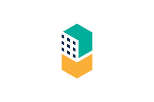 simple modern vending machine logo