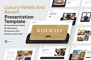 Luxury Hotels And Resort Keynote, a Presentation Template by SquidPixey (Thumbnail 1 of 6)