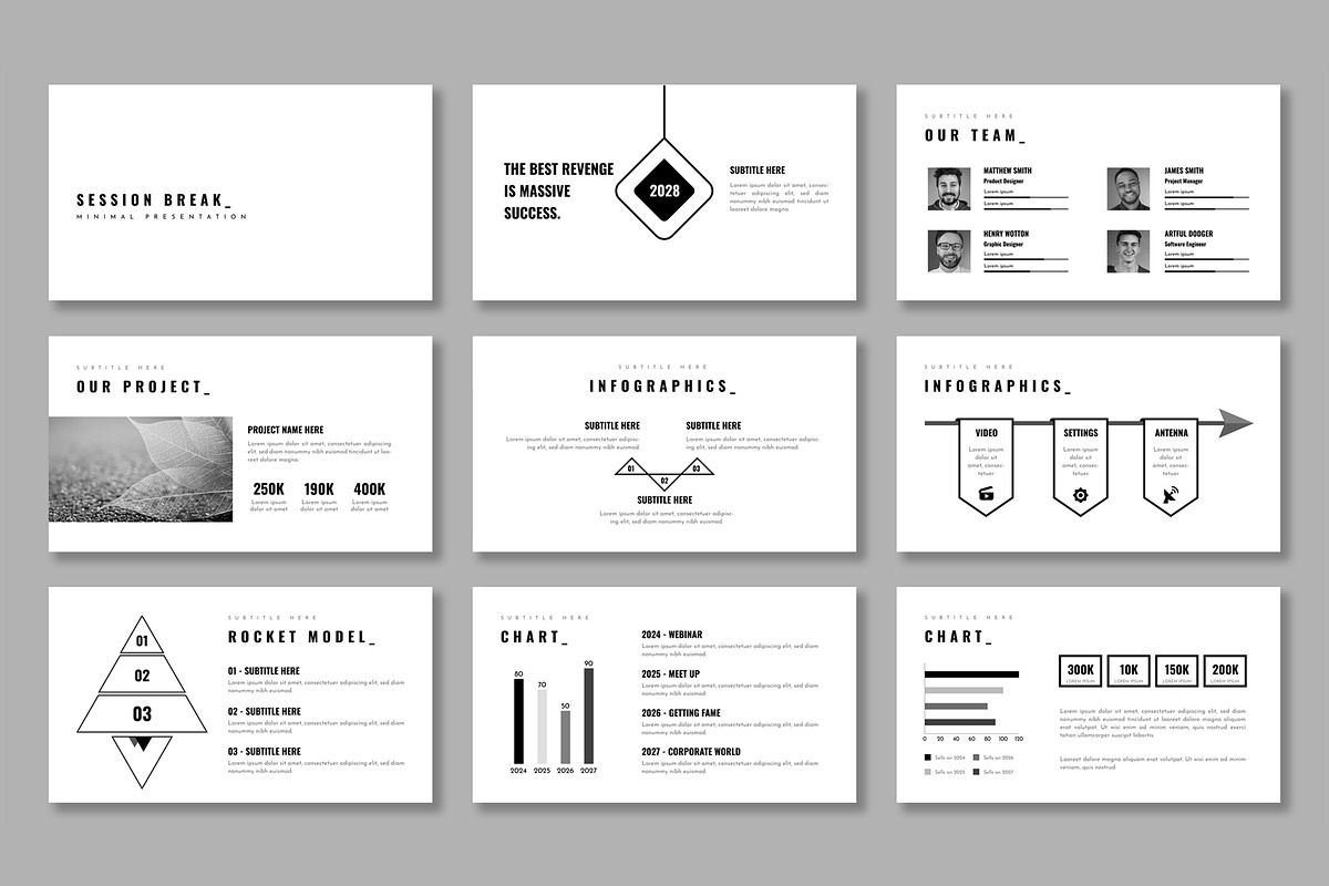 Business Presentation Template PPT, a Presentation Template by Mighty-Slide (Photo 4 of 5)