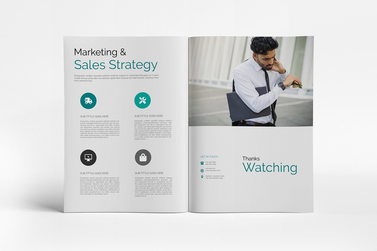 Business Proposal Template I Canva, a Brochure Template by PixWork (Photo 13 of 13)