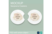 Car Coaster Mockup, a Cups & Container Mockup by MockupsBox (Thumbnail 1 of 5)