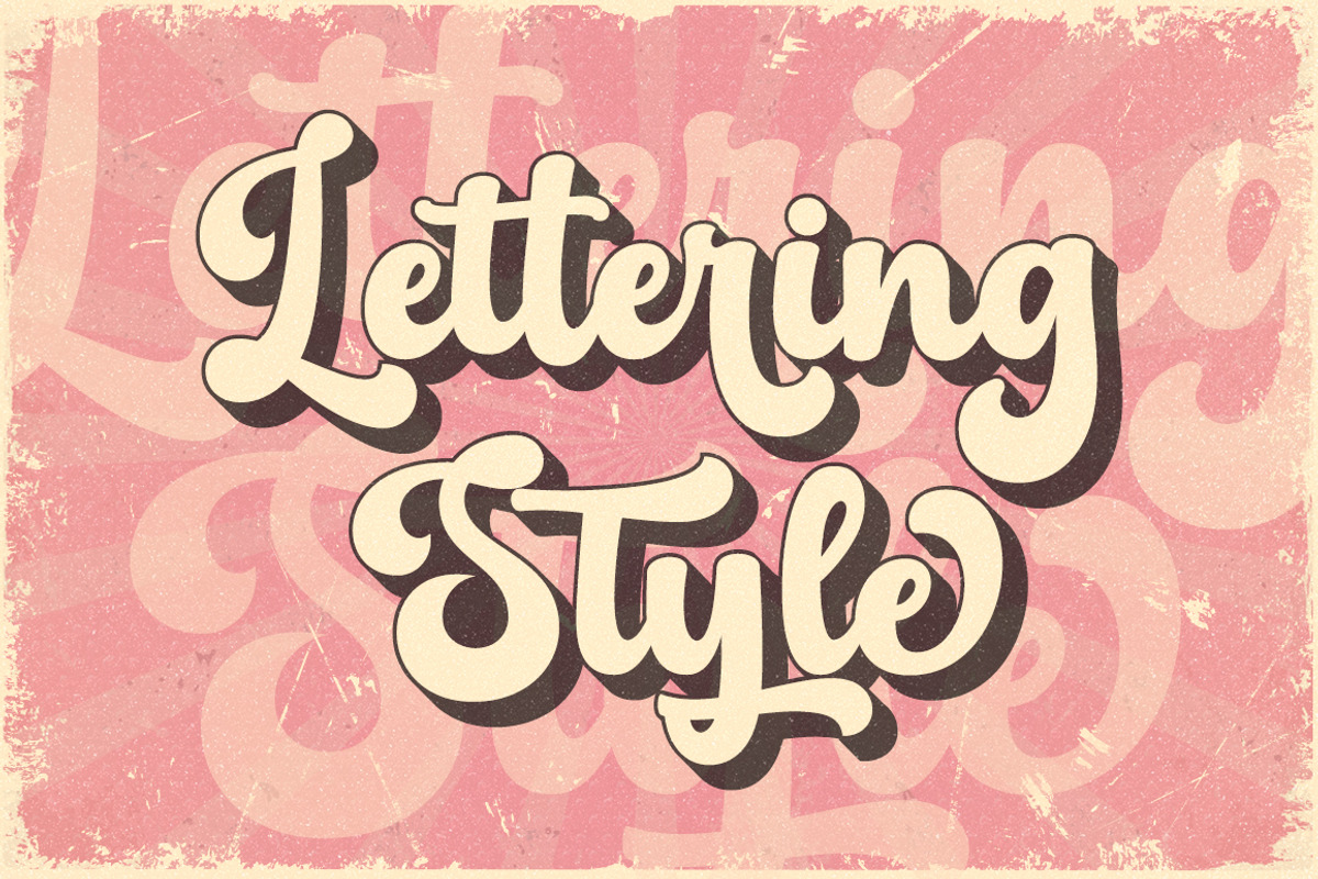 Pinky Retro, a Script Font by Soft Creative (Photo 7 of 9)