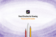 Pencils Procreate Brushes, a Brush Add-On by Andrew Skoch Design (Thumbnail 10 of 12)