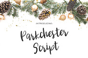 Parkchester Script, a Script Font by Beck McCormick (Thumbnail 1 of 5)