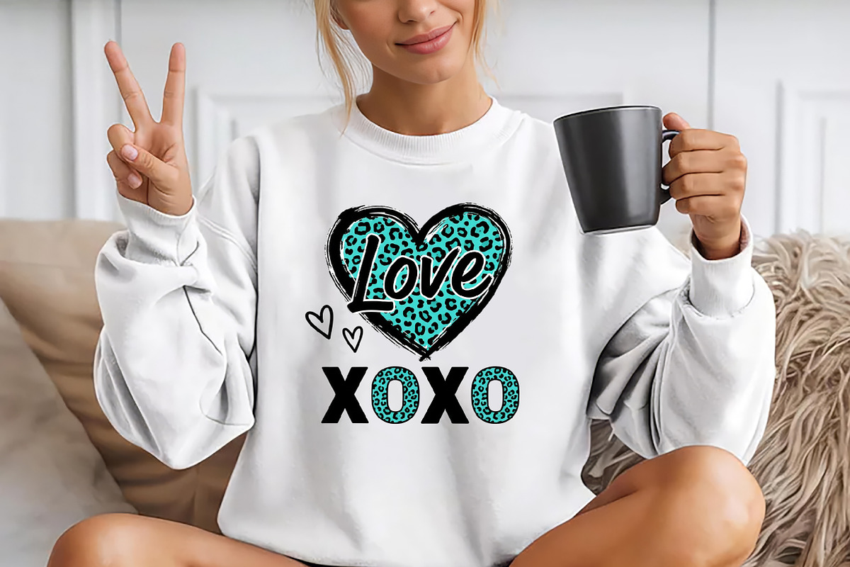 Valentine Love Xoxo Sublimation Png, a Seasonal Illustration by YA Design (Photo 2 of 4)