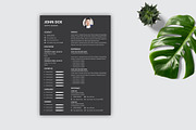 Minimal Modern Resume Template, a Resume Template by Annudesign (Thumbnail 2 of 9)