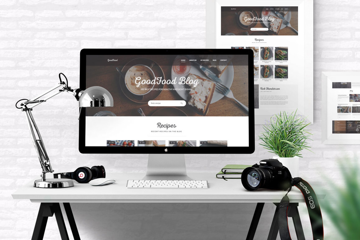 GoodFood - Blog PSD template, a Websites & App Template by FreshPixels (Photo 1 of 4)