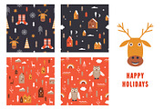 Christmas Illustration Set, a Seasonal Illustration by lenlis (Thumbnail 3 of 8)