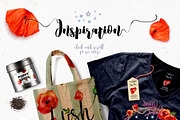 Poppy Mania Watercolor Clip Art Set, a Decorative Illustration by Inna Sinano (Thumbnail 7 of 7)