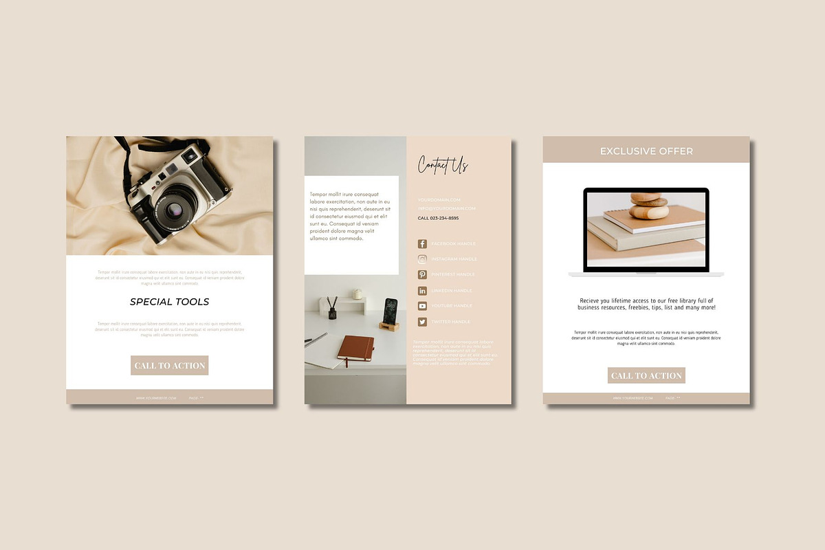 Client Welcome Services Bundle CANVA, a Brochure Template by Deepa Template Studio (Photo 10 of 23)