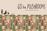 Go for Mushrooms. Forest Collection., a Food Illustration by Annakniaz (Thumbnail 1 of 11)