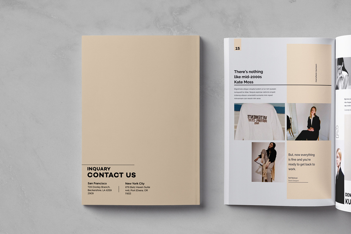 Fashion Lookbook / Brochure, a Brochure Template by Addaxx (Photo 7 of 7)