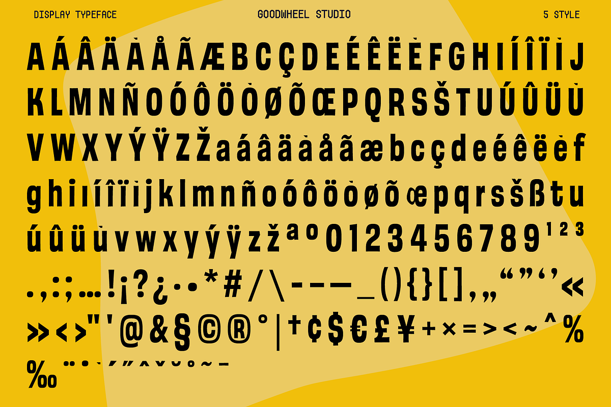 GW Swingstar, a Sans Serif Font by Goodwheel Studio (Photo 13 of 13)