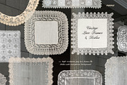 Vintage Lace Frames & Doilies, an Object Graphic by Purple (Thumbnail 11 of 14)