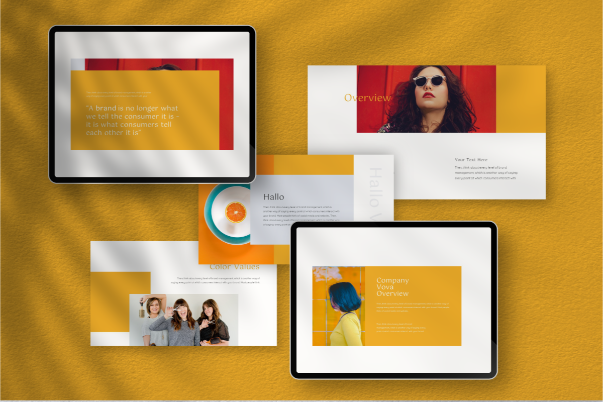 Vova Powerpoint Template, a Presentation Template by Inkofert (Photo 2 of 10)