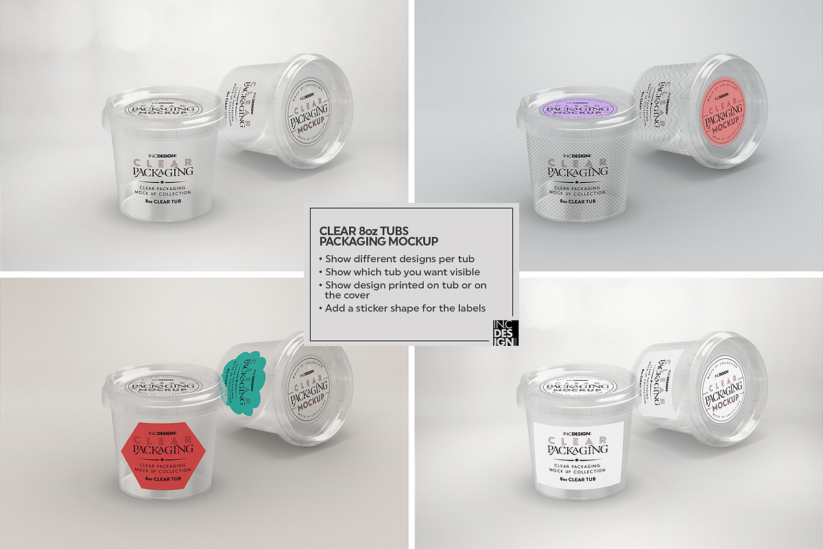 03 Clear Container Packaging Mockups, a Packaging Mockup by INCDesign (Photo 17 of 26)