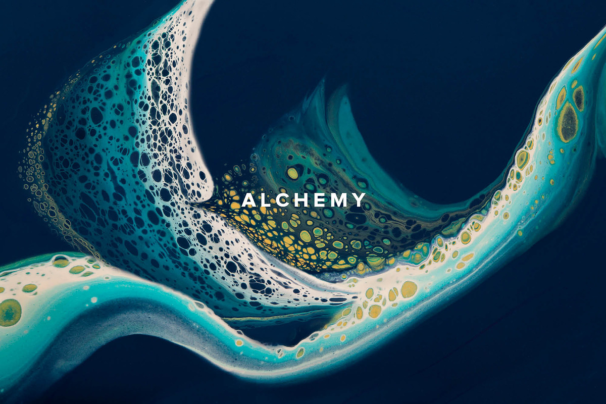 Alchemy: Fluid Acrylic Paint Texture, a Texture Graphic by Chroma Supply