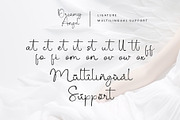 Dreamy Angel, a Handwritten Font by Letterara (Thumbnail 8 of 11)