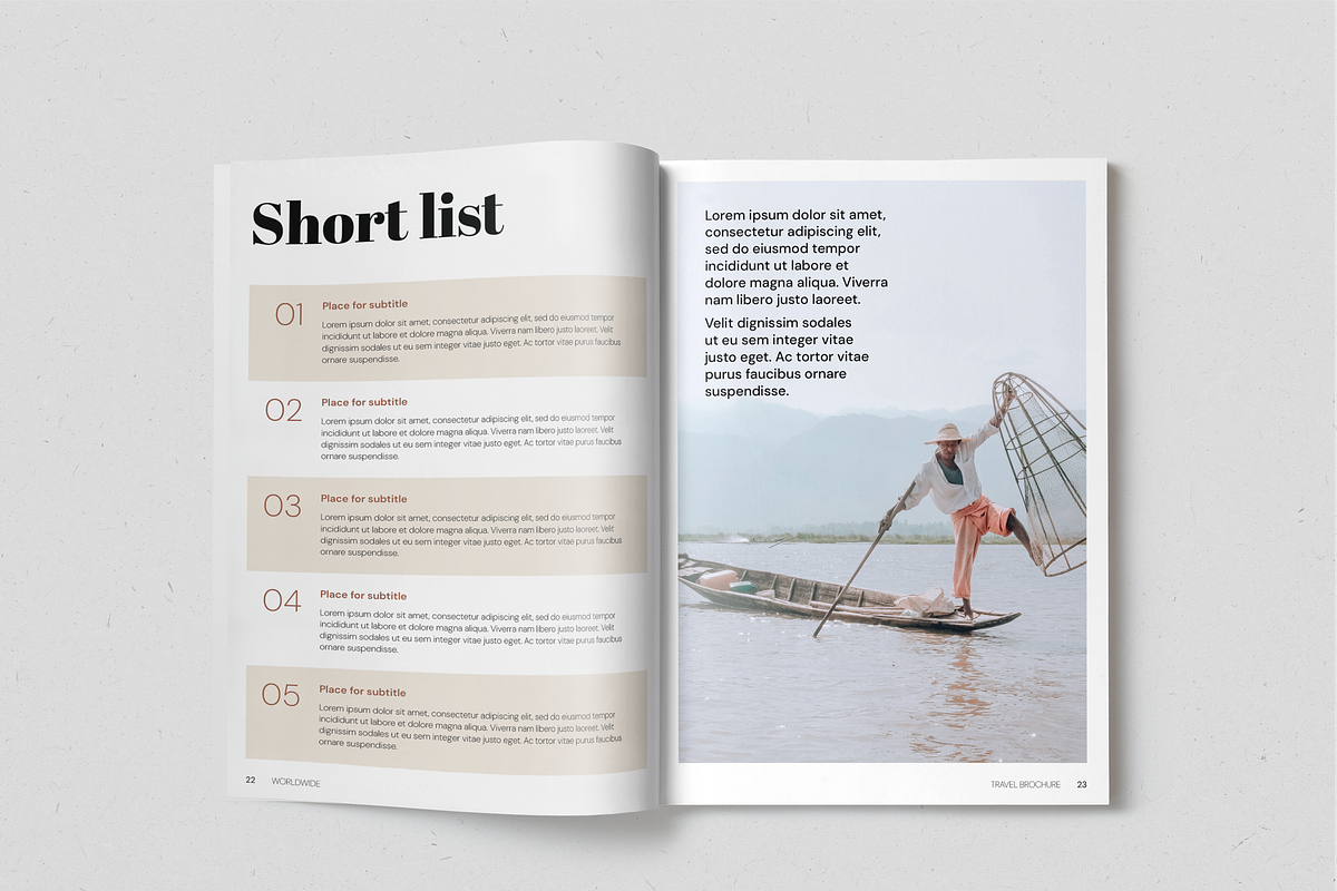 Travel Brochure, a Brochure Template by SonaGeciova (Photo 13 of 18)