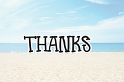 Beach And Sand | Script Font, a Script Font by Scratchones (Thumbnail 2 of 7)
