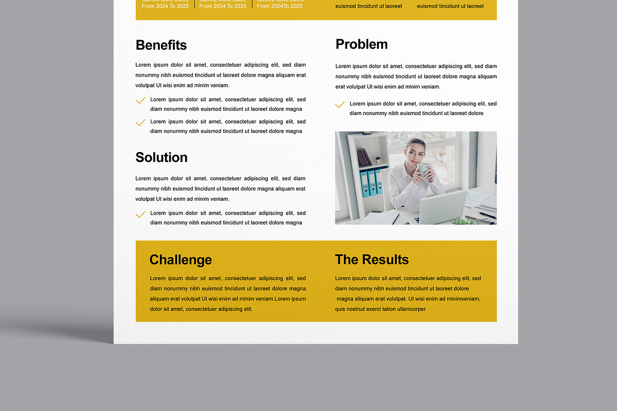 Business Case Study Template, a Stationery Template by MightyDesign (Photo 5 of 8)