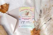 Rainbow Girl’s Birthday Invitation, an Invitation Template by Snapybiz (Thumbnail 2 of 10)