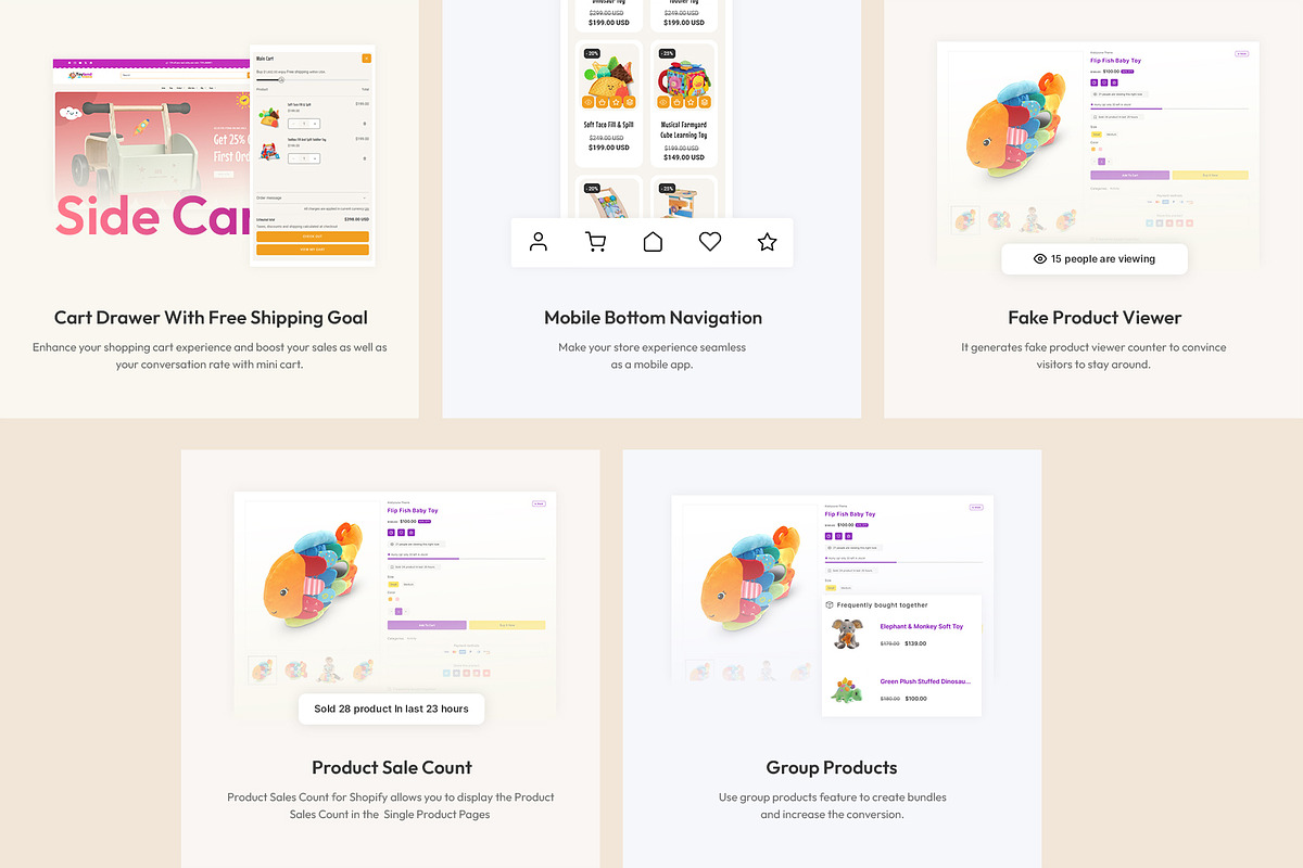 Kids Toy Store Shopify Theme, a Shopify Template by LogicGo Shopify Experts (Photo 6 of 8)