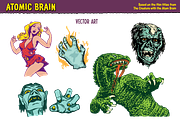 Atomic Brain Horror Font, a Handwritten Font by Paper Moon Graphic Supply (Thumbnail 12 of 13)