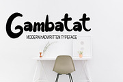Gambatat, a Script Font by Canden Meutuah (Thumbnail 1 of 7)