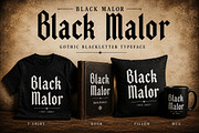 Black Malor, a Blackletter Font by Wow Magic (Thumbnail 1 of 2)