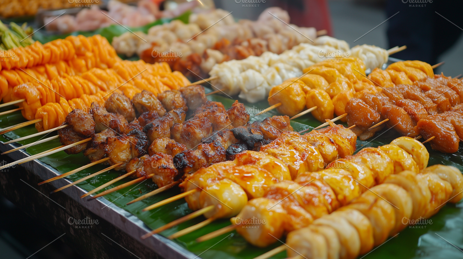 Filipino street food with isaw, a Food & Drink Photo by MistyDay