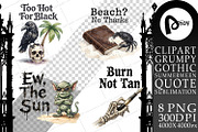 Summerween Goth Sublimation, a Seasonal Illustration by Artnoy (Thumbnail 12 of 18)