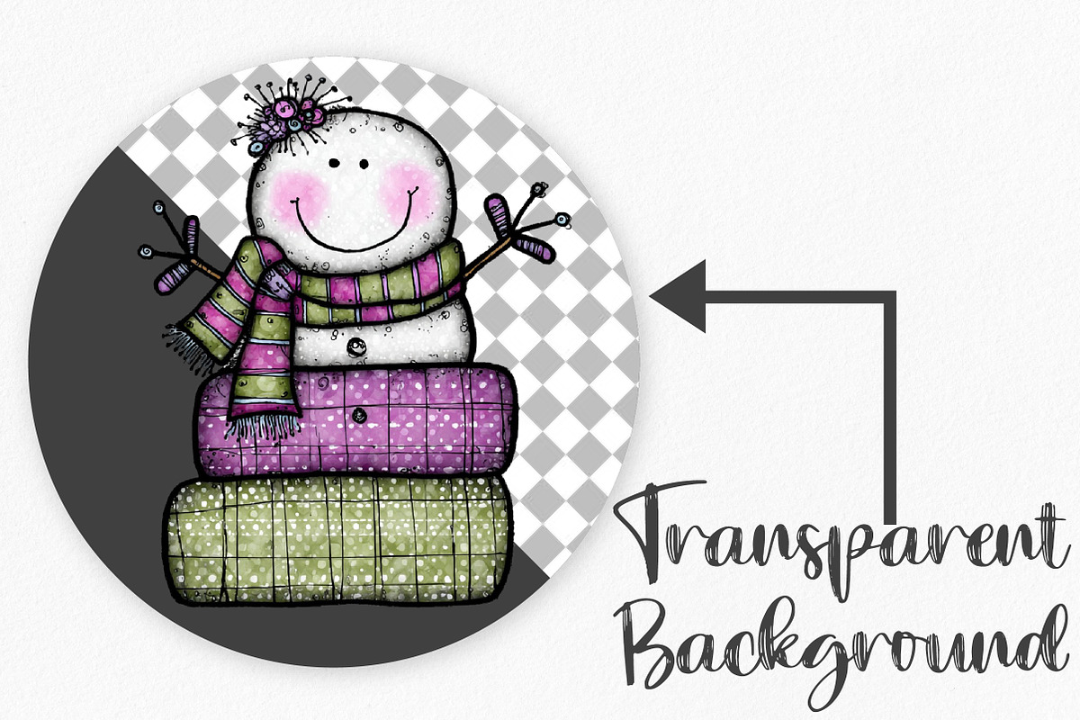 Whimsical Christmas Clipart Bundle, an Illustration by Canvas Craft (Photo 2 of 6)